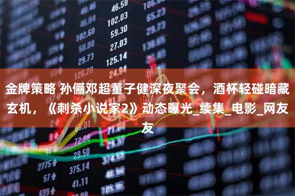 金牌策略 孙俪邓超董子健深夜聚会，酒杯轻碰暗藏玄机，《刺杀小说家2》动态曝光_续集_电影_网友